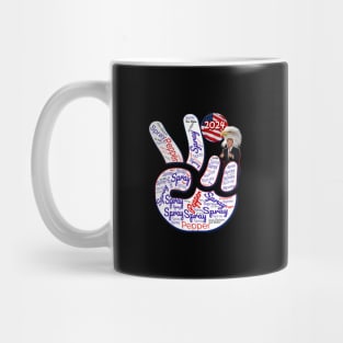 Pepper spray Funny joke Donald Trump Anti Biden Mug